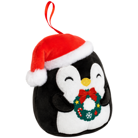 Squishmallows - Luna the Penguin Version 3 Holiday Ornament Plush (4.5