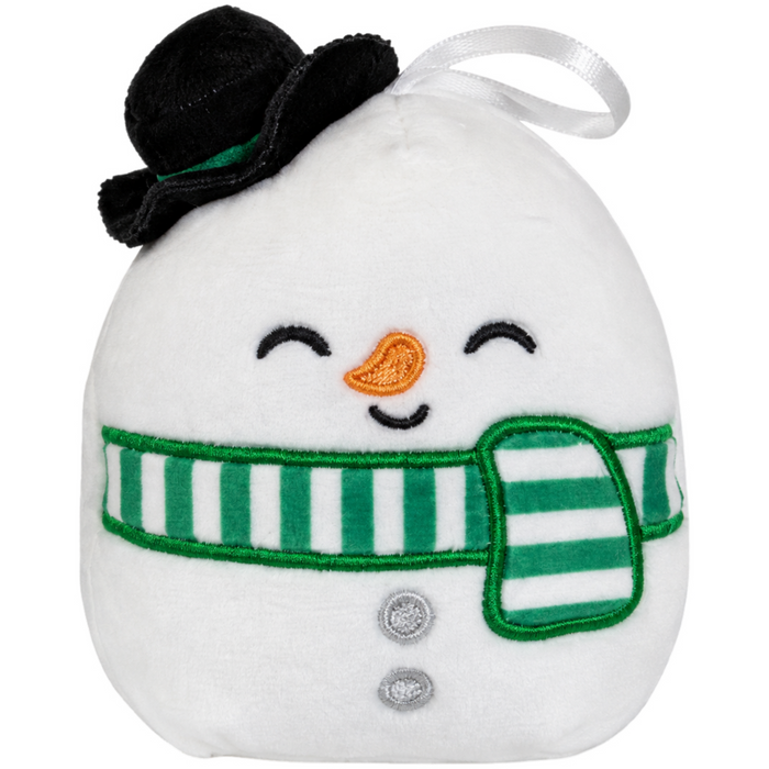Squishmallows - Manny the Snowman Version 2 Holiday Ornament Plush (4.5") - Kellytoy - Holiday Collection - (2023)