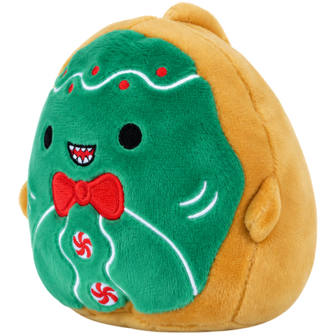 Squishmallows - Mork the Gingerbread Shark Plush (4