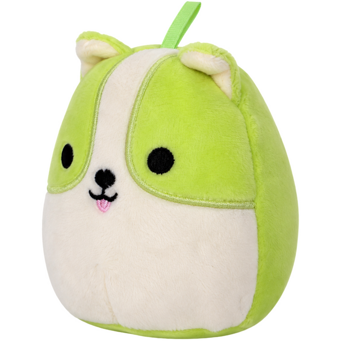 Squishmallows - Reginald the Corgi Holiday Ornament Plush (4.5") - Kellytoy - Holiday Bright Squad - (2021)