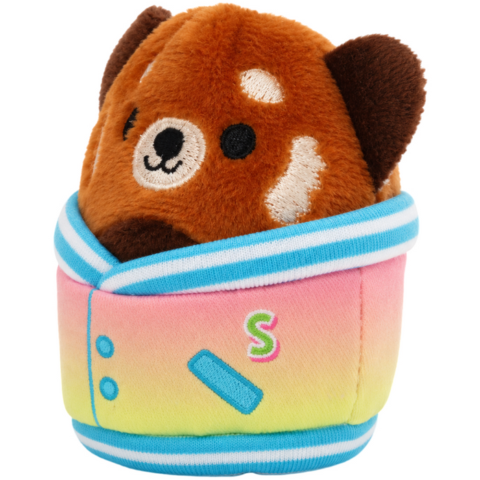 Squishmallows - Seth the Red Panda Plush (2.5") - Kellytoy - Squishville Series 10 - (2023)