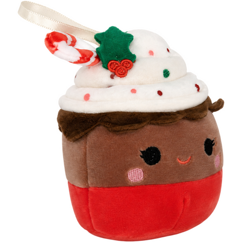 Squishmallows - Sivi the Hot Chocolate Holiday Ornament Plush (4