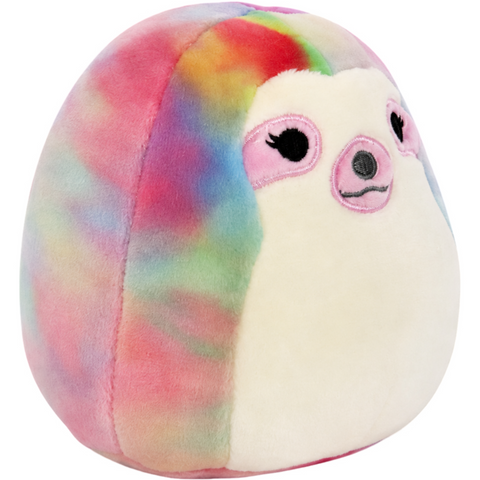 Squishmallows - Whim the Rainbow Tie-Dye Sloth Plush (5