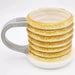 Stack of Pancakes Sculpted Mug Gag Gift (Ceramic, 12 oz.) - Island Dogs