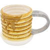 Stack of Pancakes Sculpted Mug Gag Gift (Ceramic, 12 oz.) - Island Dogs