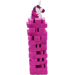 Stack the Unicorn - Dexterity Fantasy Gag Gift Game for Family, Adults, and Children (1+ Players, Ages 6+) - Island Dogs