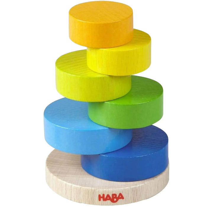 Stacking Game: Wobbly Tower - Dexterity Stacking Board Game for Family, Adults, and Children (1+ Players, Ages 2+) - HABA