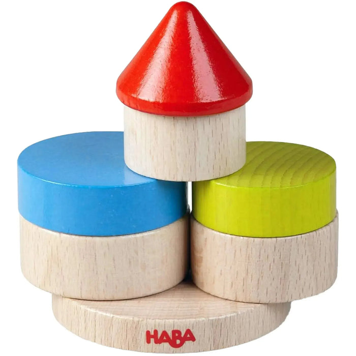 Stacking Game: Wobbly Tower - Dexterity Stacking Board Game for Family, Adults, and Children (1+ Players, Ages 2+) - HABA