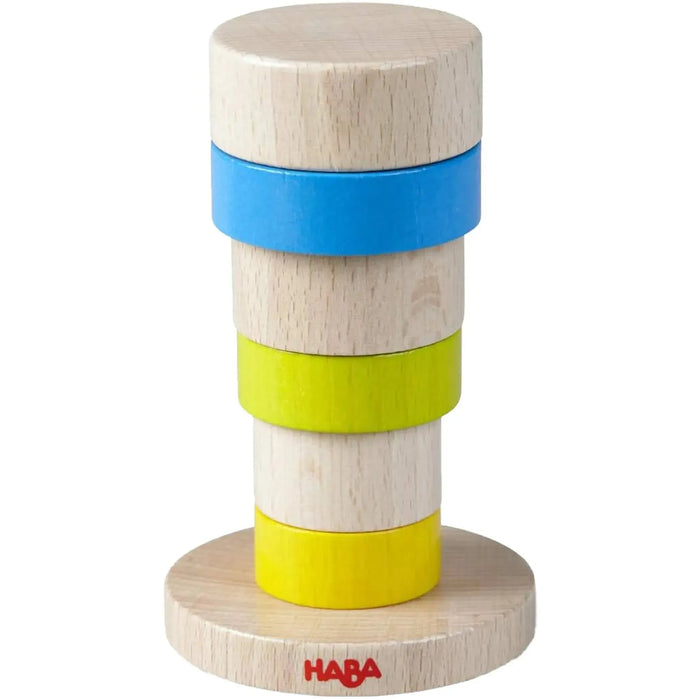 Stacking Game: Wobbly Tower - Dexterity Stacking Board Game for Family, Adults, and Children (1+ Players, Ages 2+) - HABA