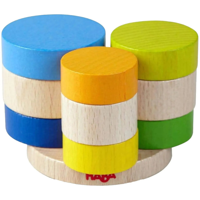 Stacking Game: Wobbly Tower - Dexterity Stacking Board Game for Family, Adults, and Children (1+ Players, Ages 2+) - HABA