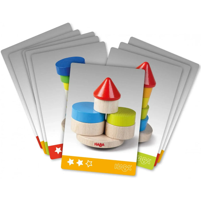 Stacking Game: Wobbly Tower - Dexterity Stacking Board Game for Family, Adults, and Children (1+ Players, Ages 2+) - HABA