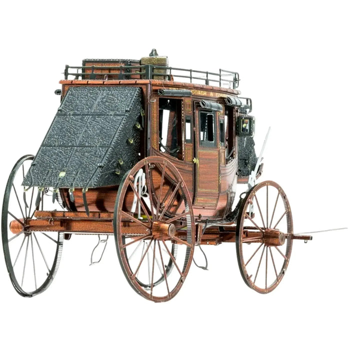 Stagecoach Model Kit (Steel, Moderate Difficulty) - Fascinations - Metal Earth Series - (2022)