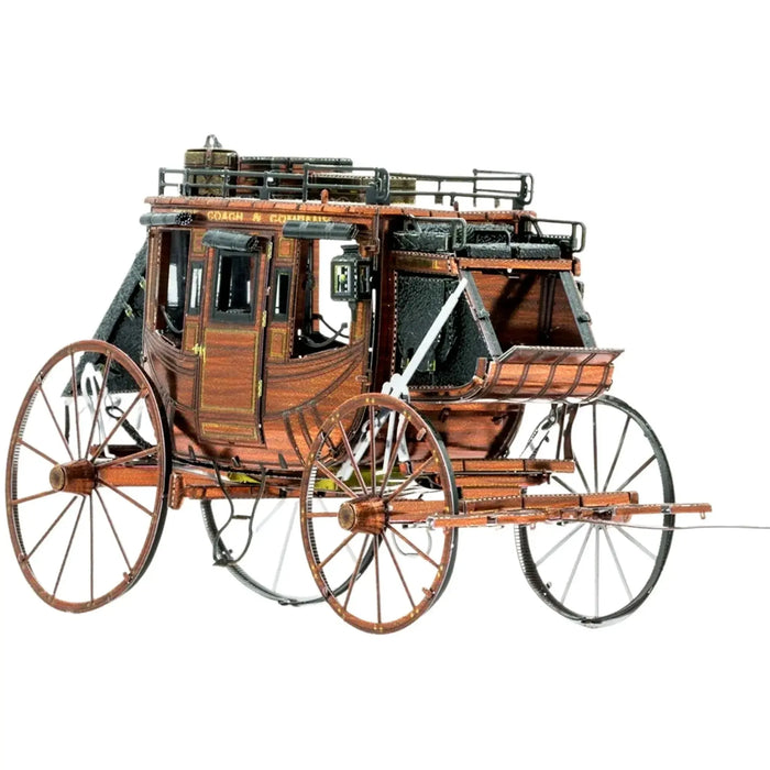 Stagecoach Model Kit (Steel, Moderate Difficulty) - Fascinations - Metal Earth Series - (2022)