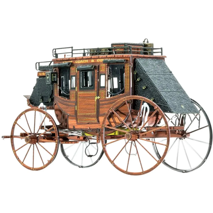 Stagecoach Model Kit (Steel, Moderate Difficulty) - Fascinations - Metal Earth Series - (2022)