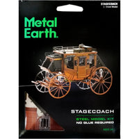 Stagecoach Model Kit (Steel, Moderate Difficulty) - Fascinations - Metal Earth Series - (2022)