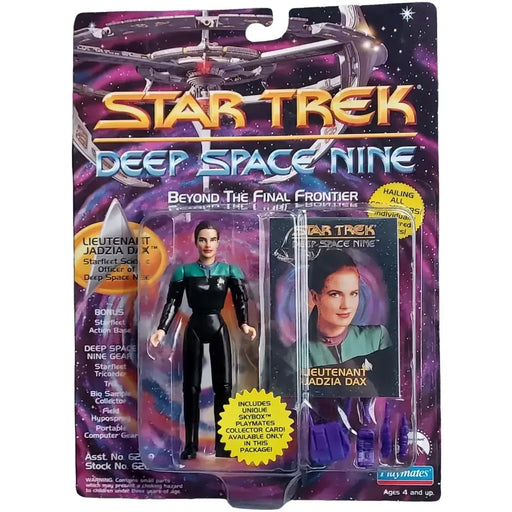 Star Trek: Deep Space Nine - Lieutenant Jadzia Dax Action Figure with SkyBox Collector Card (4.5") - Playmates Toys - (1993)