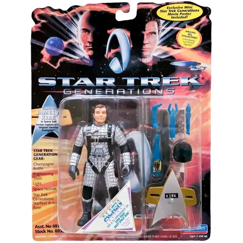 Star Trek: Generations - Captain James T. Kirk in Spacesuit Action Figure (4.5