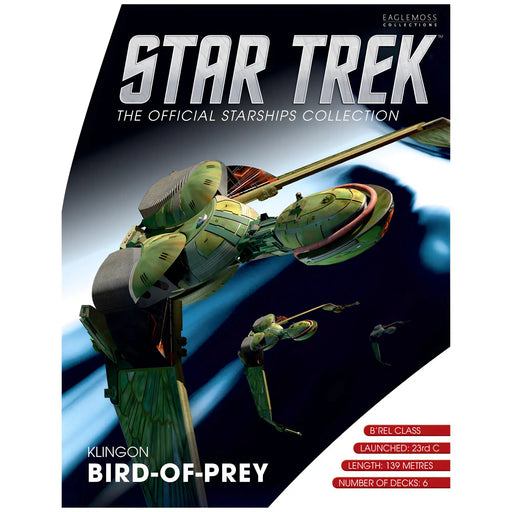 Star Trek - Klingon Bird of Prey Ship Figure (5") - Eaglemoss - The Official Starships Collection Series