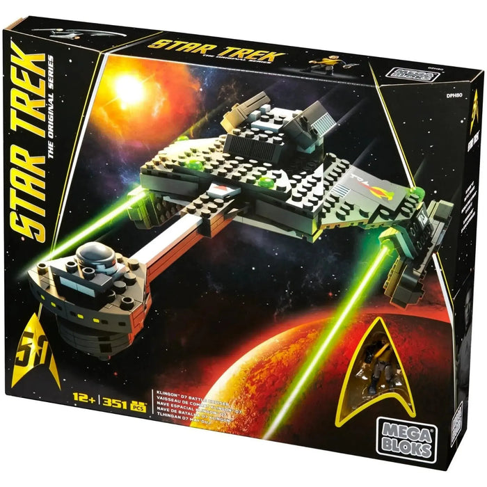 Star Trek - Klingon D7 Battle Cruiser Collector Construction Set - Mega Bloks | DPH80
