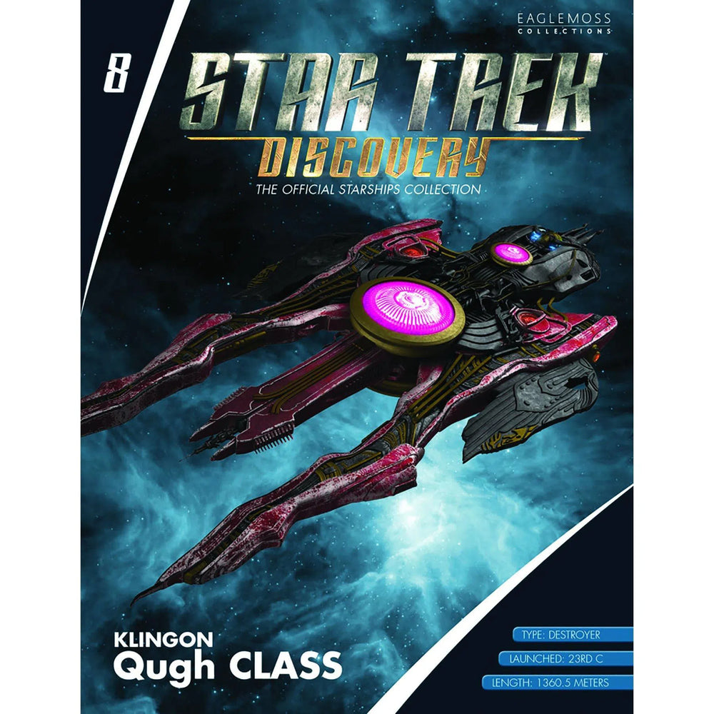 Star Trek - Klingon Qugh Class Ship Figure - Eaglemoss - The Official Starships Collection