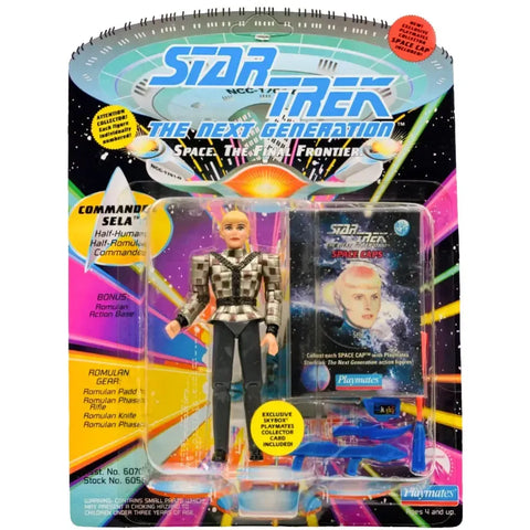 Star Trek: The Next Generation - Commander Sela Action Figure with SkyBox Collector Card (4.5