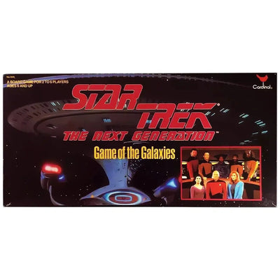 Star Trek: The Next Generation [Game of the Galaxies] - Strategy Exploration Board Game for Family, and Adults (2-6 Players, Ages 6+) - Cardinal Industries - (1993)