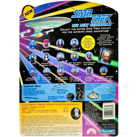 Star Trek: The Next Generation [Season 1] - Lieutenant (Junior Grade) Worf Action Figure (4.75