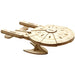Star Trek: The Next Generation - U.S.S. Enterprise Book & 3D Model Kit (Wood) - Insights Editions - IncrediBuilds Series - (2018)