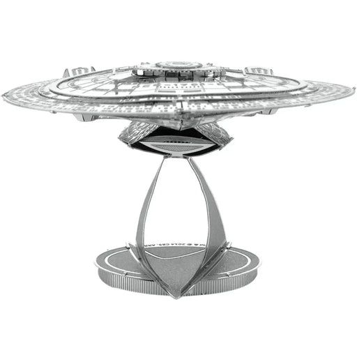 Star Trek: The Next Generation - Unpainted USS Enterprise NCC-1701-D Ship Figure Model Kit (Steel, Moderate Difficulty) - Fascinations - Metal Earth Series