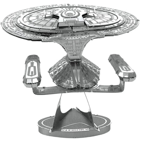 Star Trek: The Next Generation - Unpainted USS Enterprise NCC-1701-D Ship Figure Model Kit (Steel, Moderate Difficulty) - Fascinations - Metal Earth Series - Image 6