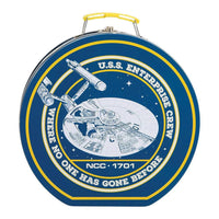 Star Trek - USS Enterprise Shaped Lunchbox (Metal) - Bioworld- Image 1