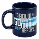 Star Trek - USS Enterprise "To Boldly Go Where No Man Has Gone Before" Mug (Blue, Ceramic, 16 oz.) - Bioworld
