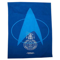 Star Trek - U.S.S. Enterprise Blueprint Tea Towel - Bioworld- Image 2