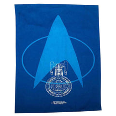 Star Trek - U.S.S. Enterprise Blueprint Tea Towel - Bioworld