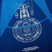 Star Trek - U.S.S. Enterprise Blueprint Tea Towel - Bioworld- Image 3