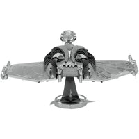 Star Trek - Unpainted Klingon Bird-of-Prey Ship Figure Model Kit (Steel, Challenging Difficulty) - Fascinations - Metal Earth Series