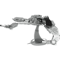 Star Trek - Unpainted Klingon Bird-of-Prey Ship Figure Model Kit (Steel, Challenging Difficulty) - Fascinations - Metal Earth Series