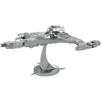 Star Trek - Unpainted Klingon Vor'Cha Class Ship Figure Model Kit (Steel, Challenging Difficulty) - Fascinations - Metal Earth Series
