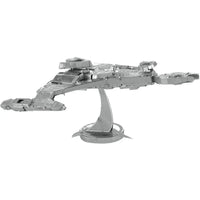 Star Trek - Unpainted Klingon Vor'Cha Class Ship Figure Model Kit (Steel, Challenging Difficulty) - Fascinations - Metal Earth Series