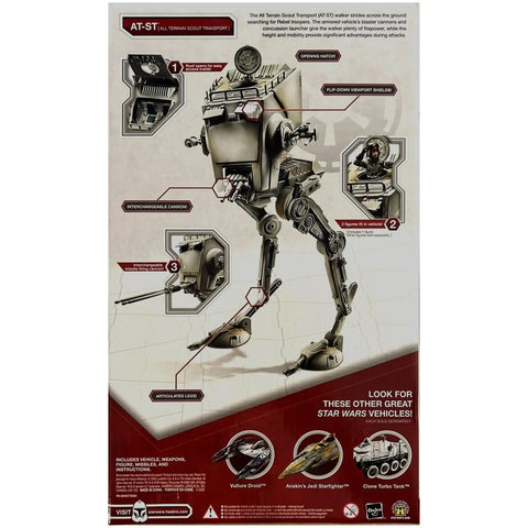 Star Wars - AT-ST (All Terrain Scout Transport, Walmart Exclusive) Vehicle with Figure (3.75