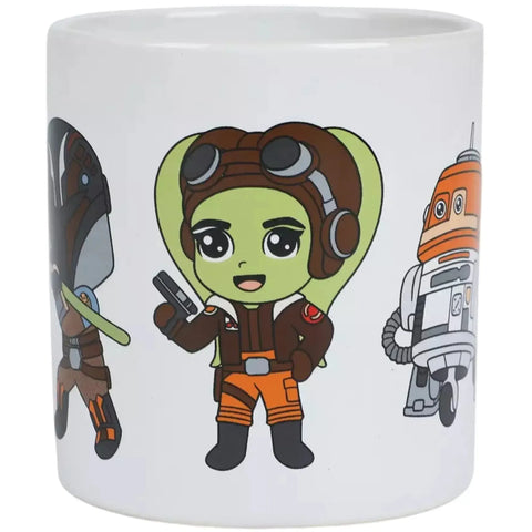 Star Wars: Ahsoka - Chibi Characters Mug (Ceramic, 16 oz.) - Bioworld - Image 3