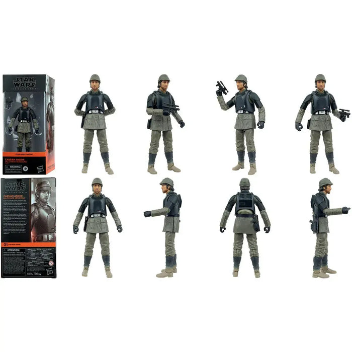 Star Wars: Andor - Aldhani Mission Cassian Andor Action Figure (6") - Hasbro - The Black Series