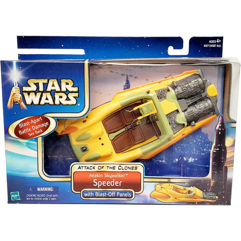 Star Wars [Attack of the Clones] - Anakin Skywalker Speeder Vehicle with Blast-Off Panels - Hasbro - (2002) - Image 1