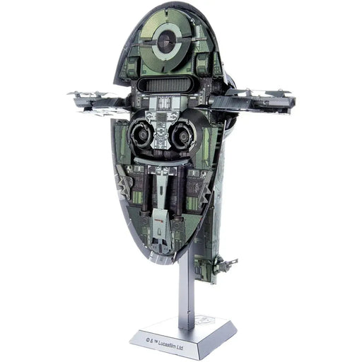 Star Wars - Boba Fett's Starfighter Ship Figure Model Kit (Steel, Challenging Difficulty) - Fascinations - Metal Earth Premium Series