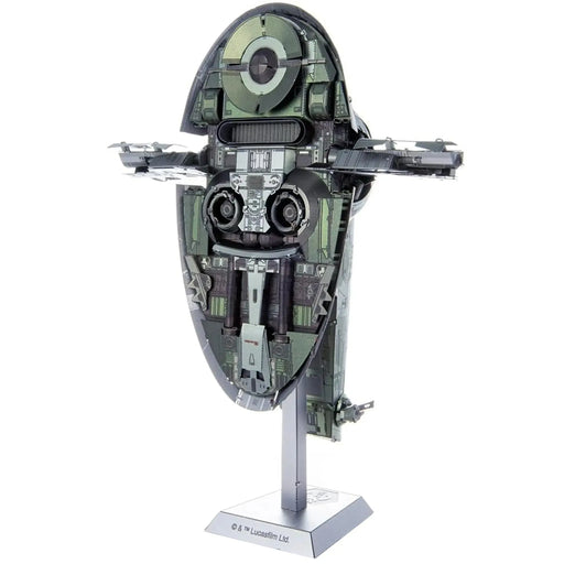 Star Wars - Boba Fett's Starfighter Ship Figure Model Kit (Steel, Challenging Difficulty) - Fascinations - Metal Earth Premium Series