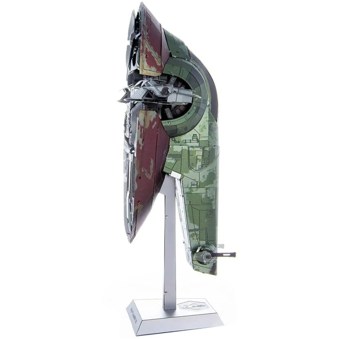 Star Wars - Boba Fett's Starfighter Ship Figure Model Kit (Steel, Challenging Difficulty) - Fascinations - Metal Earth Premium Series