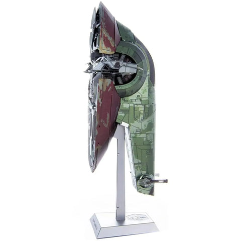 Star Wars - Boba Fett's Starfighter Ship Figure Model Kit (Steel, Challenging Difficulty) - Fascinations - Metal Earth Premium Series - Image 4