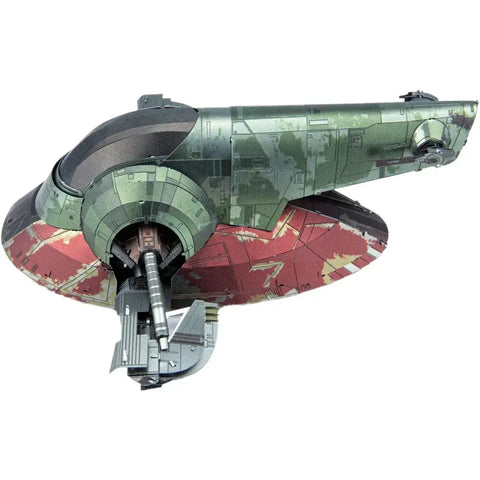 Star Wars - Boba Fett's Starfighter Ship Figure Model Kit (Steel, Challenging Difficulty) - Fascinations - Metal Earth Premium Series