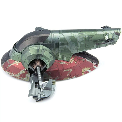 Star Wars - Boba Fett's Starfighter Ship Figure Model Kit (Steel, Challenging Difficulty) - Fascinations - Metal Earth Premium Series - Image 6