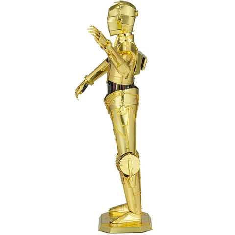 Star Wars - C-3PO 3D Figure Model Kit (Steel, Moderate Difficulty) - Fascinations - Metal Earth Premium Series - (2022) - Image 4